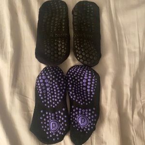 2 pairs of Pure Barre socks